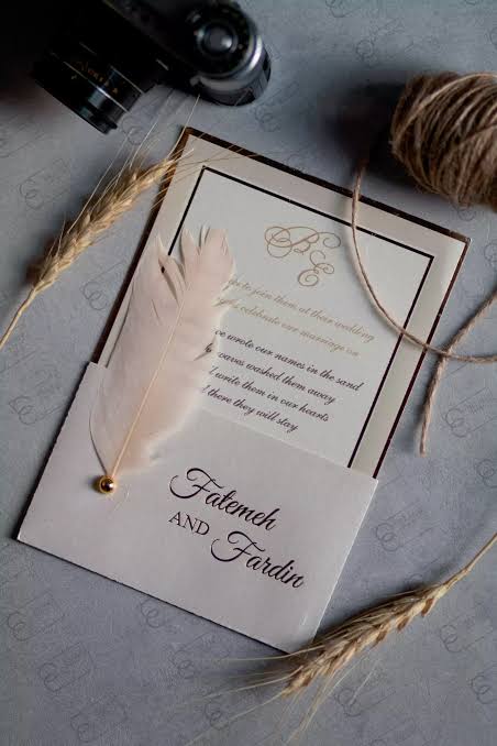 کارت عروسی مدل b3