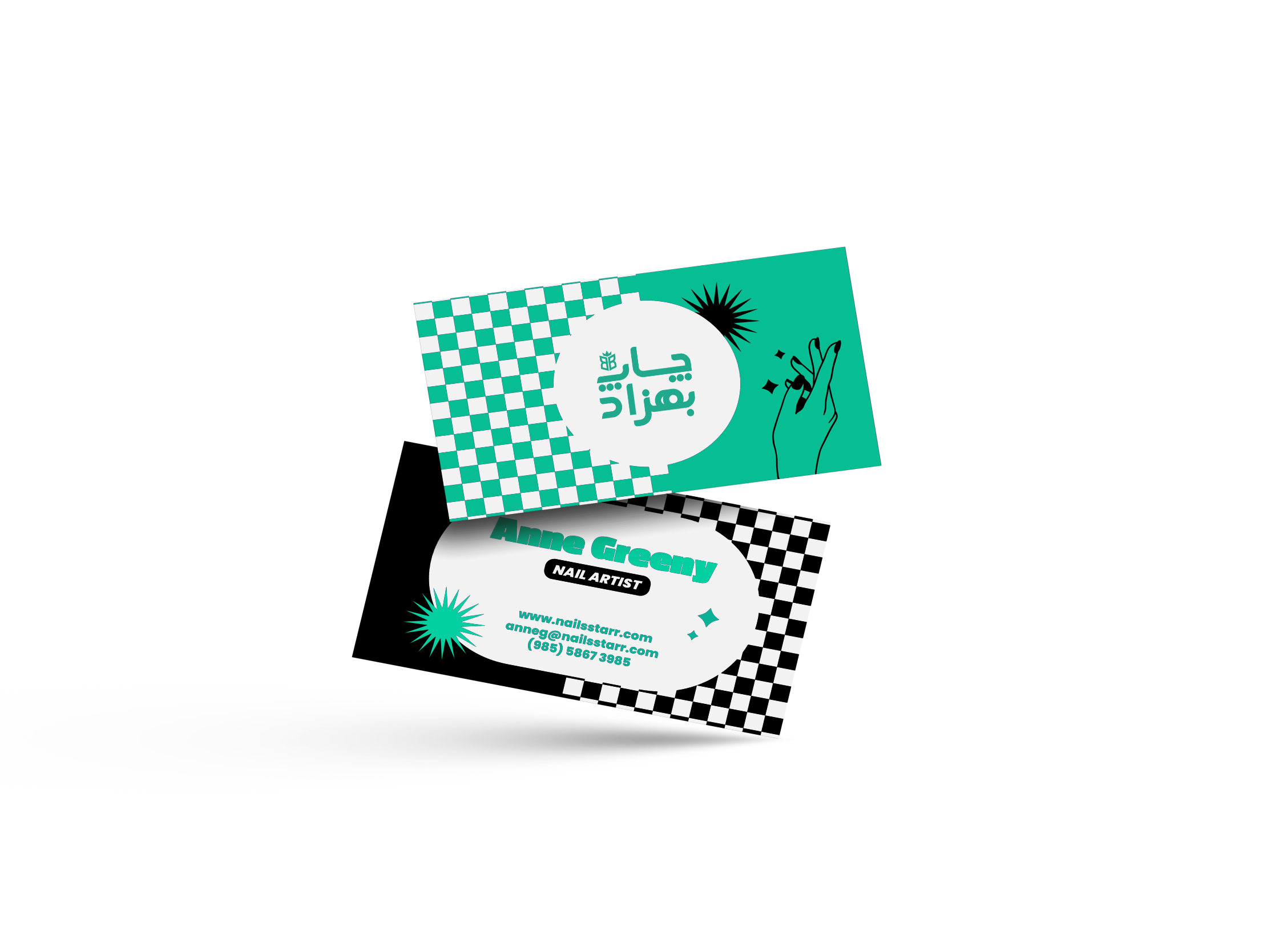 کارت ویزیت گلاسه فیلتردار