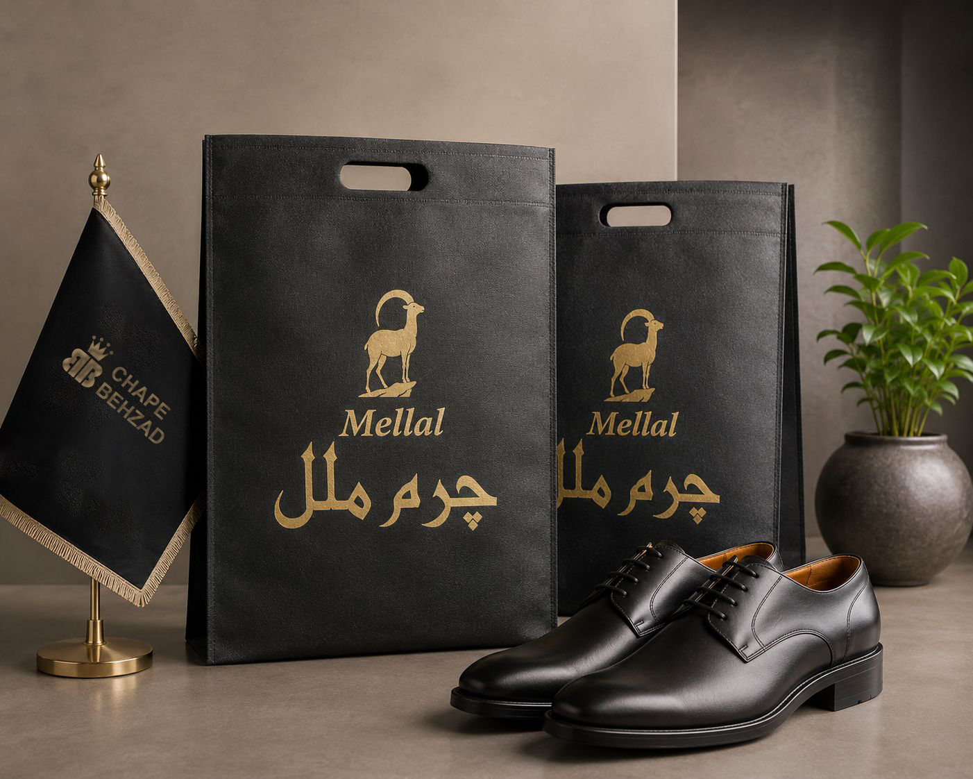 اسپان ( ساک پارچه ای ) دسته موزی کاست دار