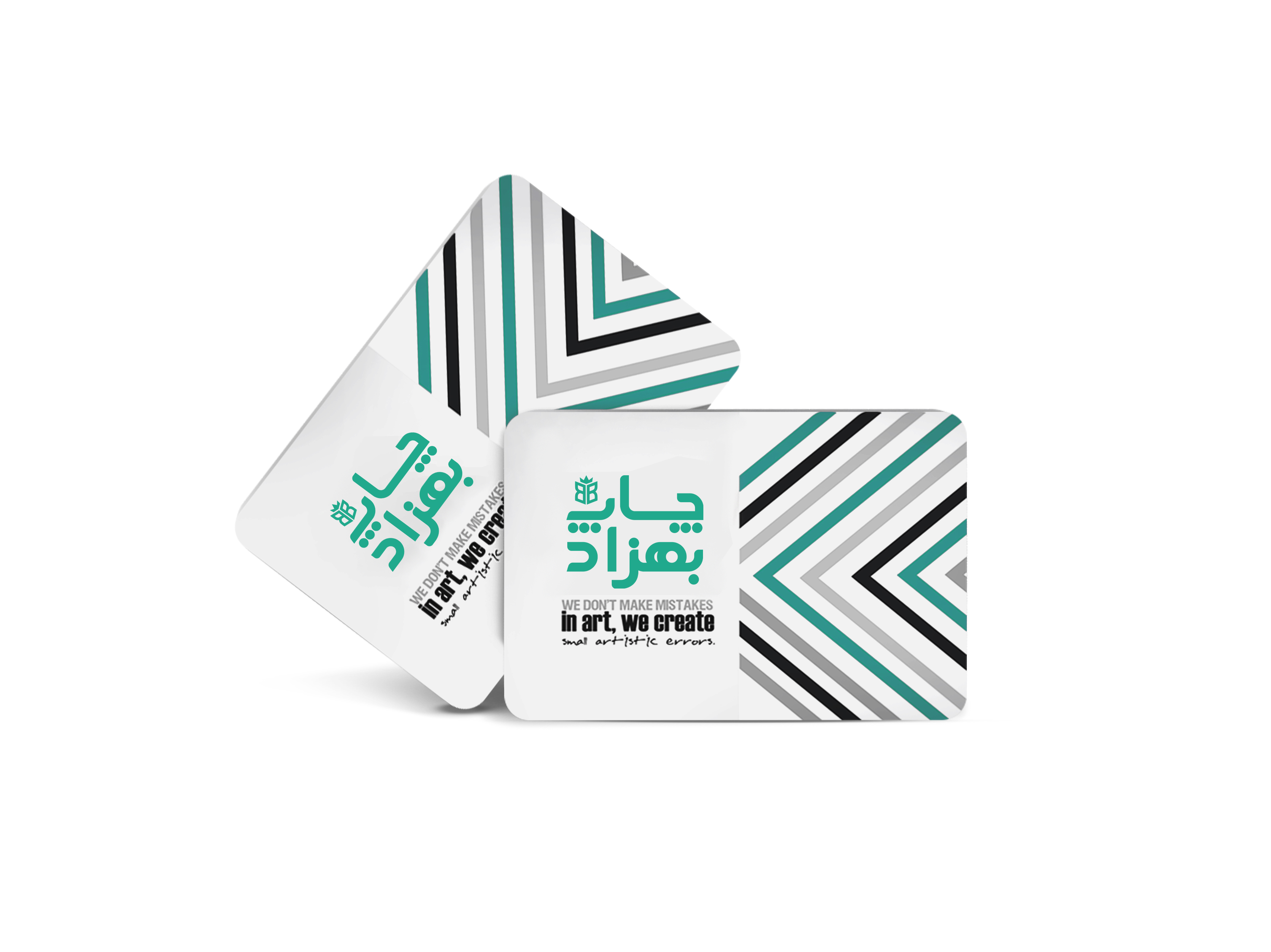 کارت ویزیت طرح چرم یووی دورگرد